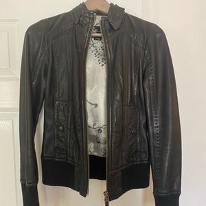 Mackage Leather Jacket - made for Aritzia